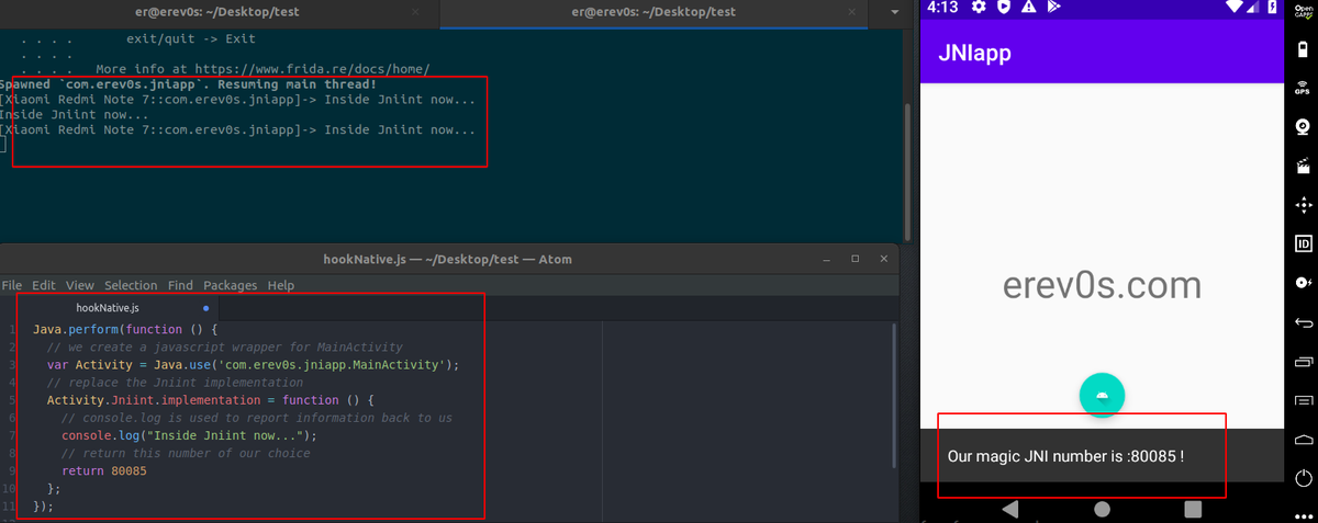 用Java API hook app
