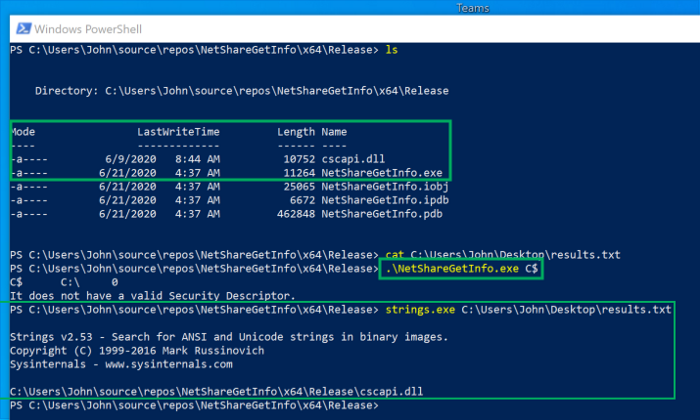 NetShareGetInfo.exe调用cscapi.dll