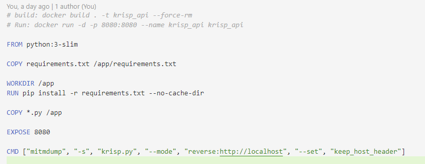 Dockerfile示例