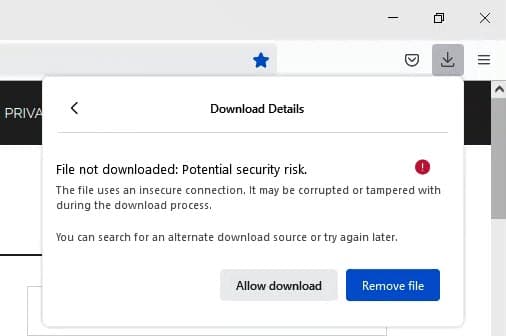 Firefox-says-the-file-uses-insecure-connection.jpg